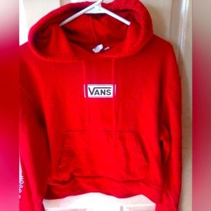 Vans Crop Hoodie Sweatshirt size M